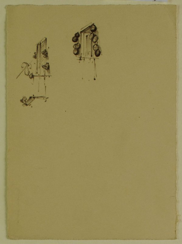 1934 ca. - Piazza Francese (studio dei balconi)